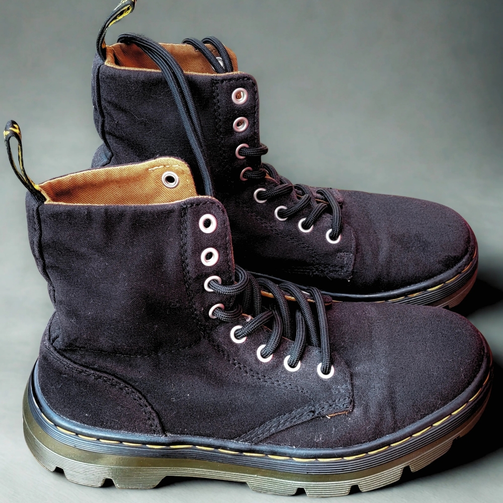 Dr. Martens Black Boots with Chunky Sole